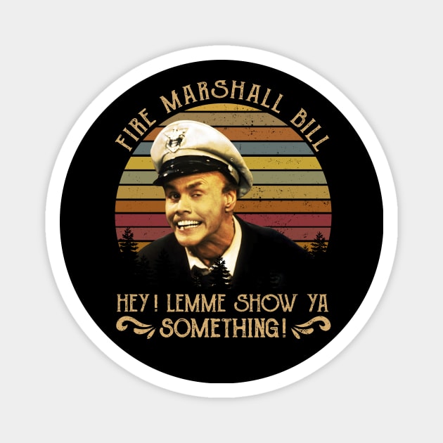 vintage style Fire Marshall Bill Magnet by Tracy Daum